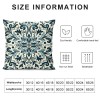  Floral pillow Covers, Gray Geometric Modern Abstract Decorative pillow Covers, pillow Cushion Cases for Room Sofa Bed Home Decor