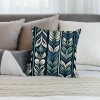 Ulloord Geometric Home Decorative pillow Covers Inches Modern Pattern pillow Cover Blue Green pillow Cases Square Indoor Outdoor Cushion Cover for Sofa Bedroom