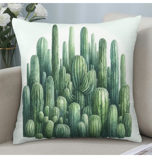 Ulloord Home Throw pillow Covers Green Tropical Plants Farmhouse pillow Cases Outdoor Summer Plant pillows Cover Cushion Case Super Soft Sofa Couch pillow Sham(Plant)