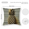 Ulloord pillow Covers Decorative Throw pillow Case in Black White Stripes pillow Case Square Cushion Cover for Sofa Bedroom