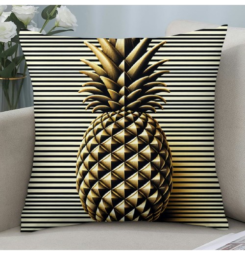 Ulloord pillow Covers Decorative Throw pillow Case in Black White Stripes pillow Case Square Cushion Cover for Sofa Bedroom