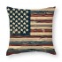 Ulloord  Throw pillow Covers Retro Rustic Wood Background with Vintage USA American Flag Decorative pillow Covers for Independence Day pillow Case Cushion Cover Home Bed Couch