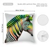 Ulloord &nbsp; Throw pillow Covers Watercolor Animal Head Modern pillow Covers Home Decor Cushion Cover&nbsp; pillow Cover Square Black and White pillow Case