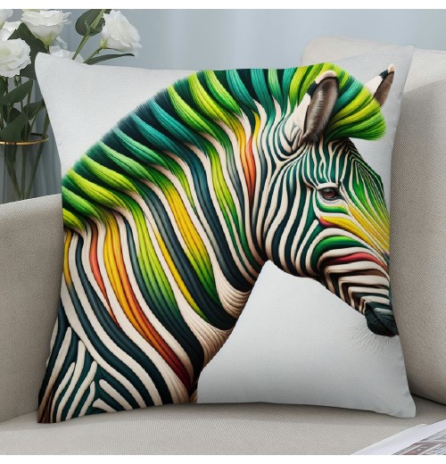 Ulloord &nbsp; Throw pillow Covers Watercolor Animal Head Modern pillow Covers Home Decor Cushion Cover&nbsp; pillow Cover Square Black and White pillow Case