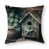 Ulloord Vintage Flower with Decorative Throw pillow Covers Farmhouse pillow Cases Cushion Covers Toss Throw pillowcasefor Living Room/Couch/Bed