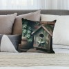 Ulloord Vintage Flower with Decorative Throw pillow Covers Farmhouse pillow Cases Cushion Covers Toss Throw pillowcasefor Living Room/Couch/Bed