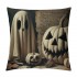 Ulloord Halloween Decor pillow Covers Halloween Decorations Pumpkin Witch Farmhouse Cat Ghost Outdoor Black Fall pillows Decorative Throw Cushion Case for Home Couch