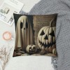 Ulloord Halloween Decor pillow Covers Halloween Decorations Pumpkin Witch Farmhouse Cat Ghost Outdoor Black Fall pillows Decorative Throw Cushion Case for Home Couch