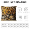 Ulloord Fall Decor pillow Covers Pumpkin Farmhouse Decorations Pumpkin Sunflower Farm Truck Throw Cushion Case for Fall Thanksgiving Home Decorative pillows