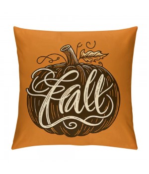 Ulloord Fall pillow Covers Farmhouse Decorations Orange Stripes Outdoor Autumn pillows Decorative Throw Cushion Case for Home Couch Decor