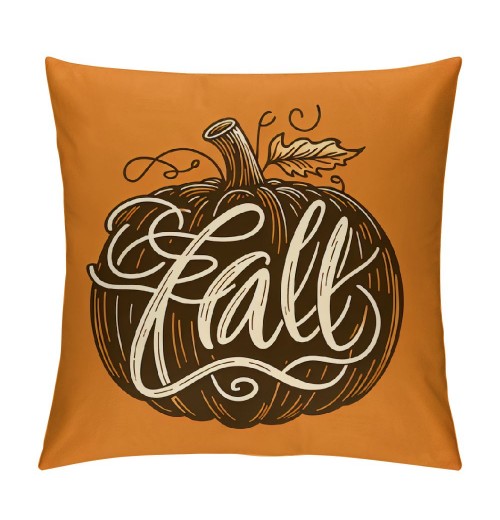 Ulloord Fall pillow Covers Farmhouse Decorations Orange Stripes Outdoor Autumn pillows Decorative Throw Cushion Case for Home Couch Decor