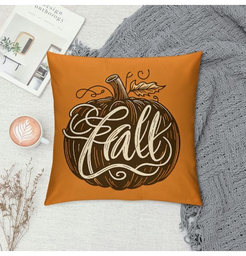 Ulloord Fall pillow Covers Farmhouse Decorations Orange Stripes Outdoor Autumn pillows Decorative Throw Cushion Case for Home Couch Decor