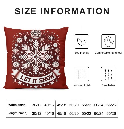 Ulloord  Red Christmas pillow Covers Farmhouse Christmas Decorations Merry Christmas Tree Truck Hello Winter Holiday Decor Throw Cushion Case for Home Couch