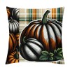 Ulloord Fall Decor pillow Covers Thanksgiving Farmhouse Decorations Orange Pumpkin Outdoor Happy Decorative Throw Cushion Case for Home Couch