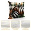 Ulloord Fall Decor pillow Covers Thanksgiving Farmhouse Decorations Orange Pumpkin Outdoor Happy Decorative Throw Cushion Case for Home Couch