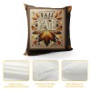 Ulloord Fall pillow Covers Pumpkin Farmhouse Decorations Orange Stripes Outdoor Autumn Thanksgiving Farm pillows for Home Decor