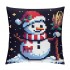 Ulloord Christmas pillow Covers Farmhouse Christmas Decorations Truck Snowman Winter Holiday Decor Throw Cushion Case for Home Couch