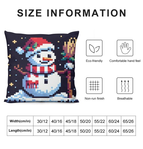 Ulloord Christmas pillow Covers Farmhouse Christmas Decorations Truck Snowman Winter Holiday Decor Throw Cushion Case for Home Couch