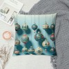 Ulloord  Blue Christmas pillow Covers Farmhouse Christmas Decorations Merry Christmas FA La La Winter Holiday Decor Throw Cushion Case for Home Couch