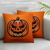 Ulloord Halloween Decor pillow Covers Halloween Decorations Farmhouse Saying Orange Black Outdoor Fall pillows Decorative Throw Cushion Case for Home Couch