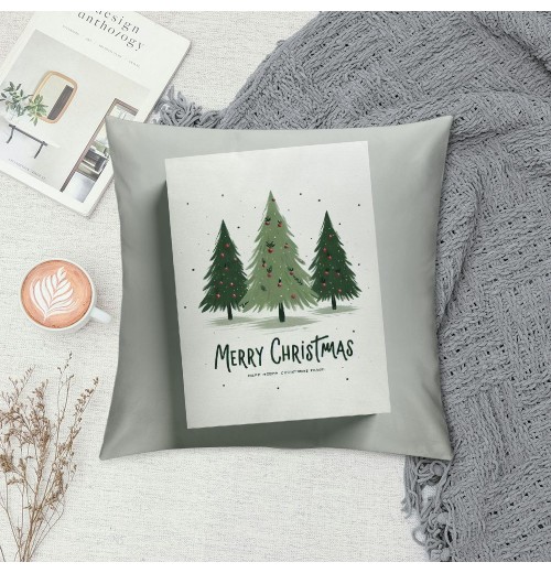 Ulloord Christmas pillow Covers Farmhouse Christmas Decorations Merry Christmas Tree Winter Holiday Decor Throw Cushion Case for Home Couch