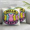 Ulloord Easter pillow Covers Easter Decorations for Home Bunny Hello pillows Easter Decorative Throw pillows Spring Easter Farmhouse Decor