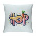 Ulloord Welcome Throw pillow Covers Colorful Easter Bunny Eggs Farmhouse Decorative pillow Cases for Sofa Couch Porch