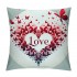 Ulloord Valentines Day pillow Covers Spring Farmhouse Decor Holiday Decorations Throw Cushion Case for Home Decorations