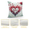 Ulloord Valentines Day pillow Covers Spring Farmhouse Decor Holiday Decorations Throw Cushion Case for Home Decorations