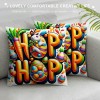 Ulloord Easter pillow Covers Easter Decorations for Home Bunny Truck Hello pillows Easter Decorative Throw pillows Spring Easter Farmhouse Decor