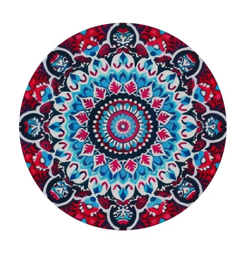 Shangniulu Round Table cover, Pattern Decorative Style, Great for Buffet Tables, Parties, Holiday Dinners and More