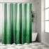 Shangniulu Green Shower Curtain, Shower Curtains for Bathroom, Waterproof Shower Curtains Comes with Hooks