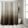 Shangniulu Brown Shower Curtain, Washable Shower Curtains for Bathroom, Waterproof Shower Curtains Comes with Hooks