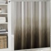 Shangniulu Brown Shower Curtain, Washable Shower Curtains for Bathroom, Waterproof Shower Curtains Comes with Hooks