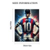 QKZF Soccer Picture Poster Canvas Wall Art Decor Poster And Wall Art Picture Print Modern Family Bedroom Decor Posters