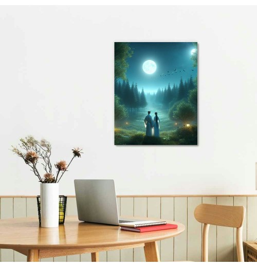 QKZF Canvas Prints Landscape Pictures Artwork on Canvas Wall Art for Home Office Decorations