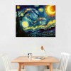 QKZF Starry Night Canvas Print of Van Gogh Oil Paintings Reproduction Modern Canvas Print Artwork Abstract Landscape Pictures Printed on Canvas Wall Art for Home Office Decorations