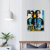 QKZF Canvas Wall Art,Football Superstar Canvas Painting for Bedroom Living Room Corridor Dining Room Hotel Decor for Fan Football Gift