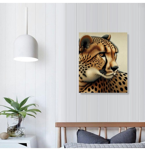 QKZF Canvas Prints Wildlife Animal Wall Art Pictures Artwork for Bathroom Bedroom Office Living Room Paintings Decorations Ready to Hang