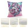 PHYHOO Unicorn pillow Cover Funny Cartoon Throw pillowcase for Couch Sofa Bed Bedroom Car Living Decor