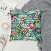 PHYHOO pillow Covers, Flamingo Pattern Design Double-Sided Print Square Cushion Cases for Sofa Bedroom Car Decorative