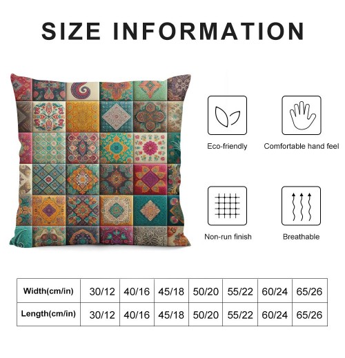 PHYHOO Short Plush pillow Covers,Seamless Double-Sided Print Square Cushion Cases for Sofa Bedroom Car Decorative