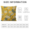 PHYHOO Throw pillows Covers Yellow Cushion Cover Outdoor Decorative Farmhouse Decor Cushion Covers for Home Sofa Bed Couch 18X18Inch