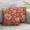 PHYHOO Throw pillows Covers pillowcase Linens Chateau De Chantilly Orleans Florals Outdoor Decorative Linen Farmhouse Decor Cushion Covers for Home Sofa Bed Couch 18X18Inch