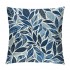 PHYHOO Short Plush pillow Covers Fashion Blue and Grey Printed Square pillow Case for Bedroom, Sofa, Car Decoration Both Sides