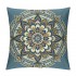 PHYHOO Short Plush pillow Covers Boho Mandala Floral Square pillow Case for Bedroom, Sofa, Car Decoration Both Sides