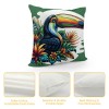 PHYHOO Short Plush pillow Covers Square pillow Case for Bedroom, Sofa, Car Decoration Both Sides