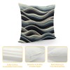 PHYHOO Short Plush pillow Covers Fashion Stripe Square pillow Case for Bedroom, Sofa, Car Decoration Both Sides