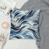 PHYHOO Short Plush pillow Covers Fashion Color Stripe Square pillow Case for Bedroom, Sofa, Car Decoration Both Sides