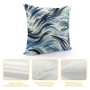 PHYHOO Short Plush pillow Covers Fashion Color Stripe Square pillow Case for Bedroom, Sofa, Car Decoration Both Sides